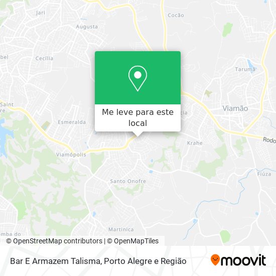 Bar E Armazem Talisma mapa