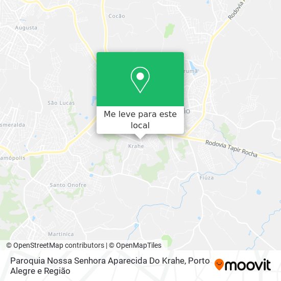 Paroquia Nossa Senhora Aparecida Do Krahe mapa