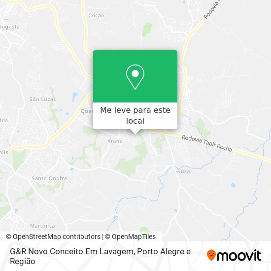 G&R Novo Conceito Em Lavagem mapa