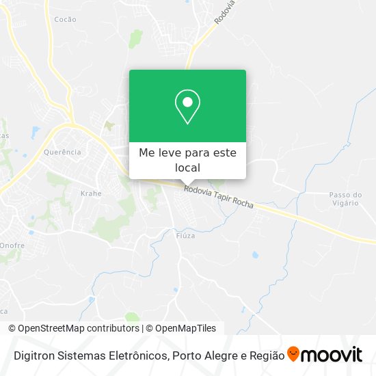 Digitron Sistemas Eletrônicos mapa