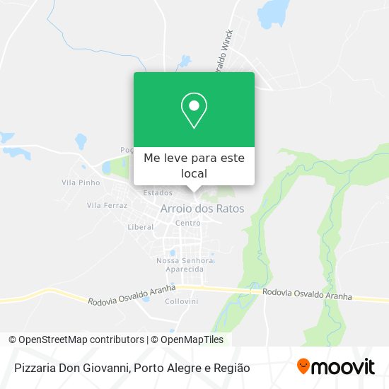 Pizzaria Don Giovanni mapa