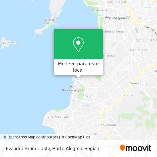 Evandro Brum Costa mapa