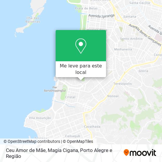 Ceu Amor de Mãe, Magia Cigana mapa