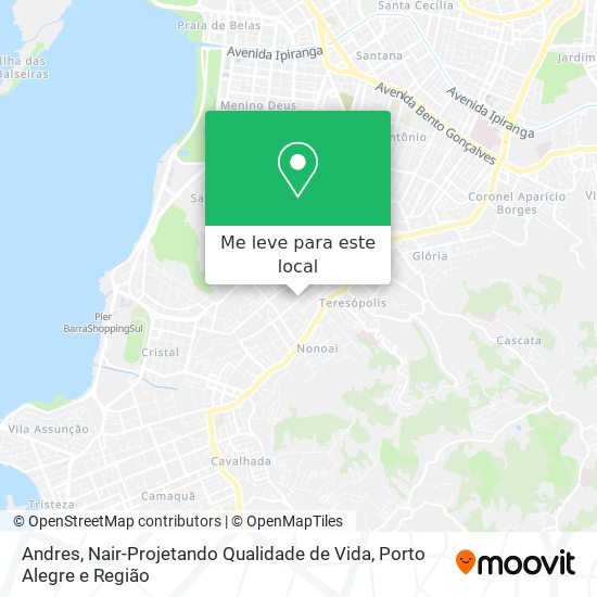 Andres, Nair-Projetando Qualidade de Vida mapa