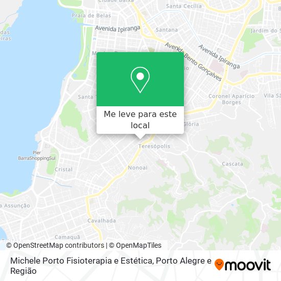 Michele Porto Fisioterapia e Estética mapa