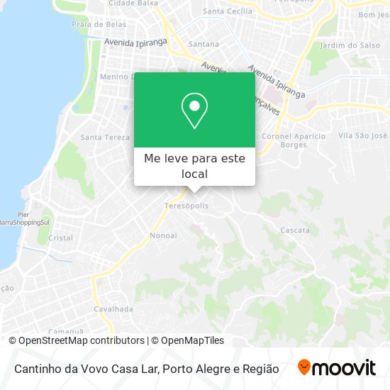 Cantinho da Vovo Casa Lar mapa