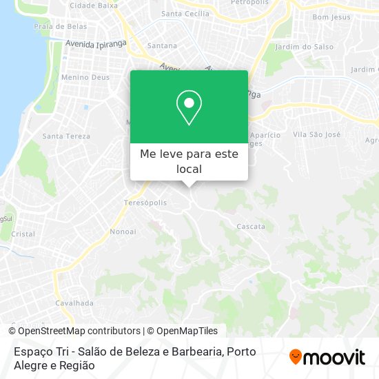 Espaço Tri - Salão de Beleza e Barbearia mapa