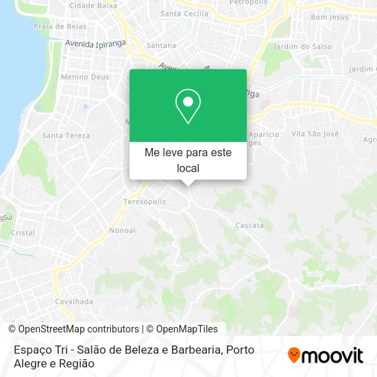 Espaço Tri - Salão de Beleza e Barbearia mapa