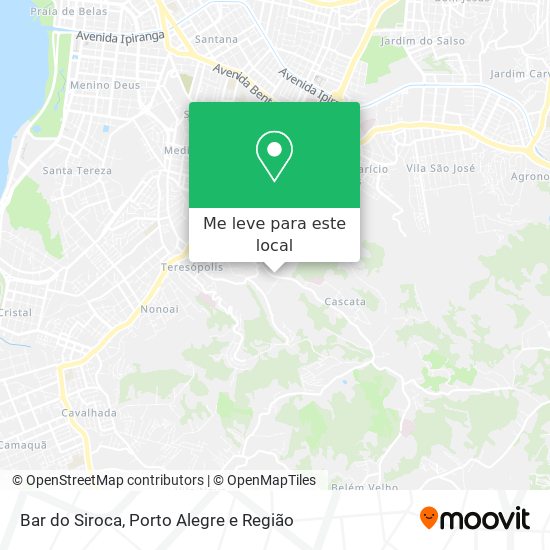 Bar do Siroca mapa