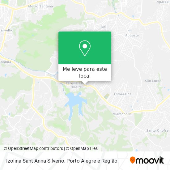 Izolina Sant Anna Silverio mapa
