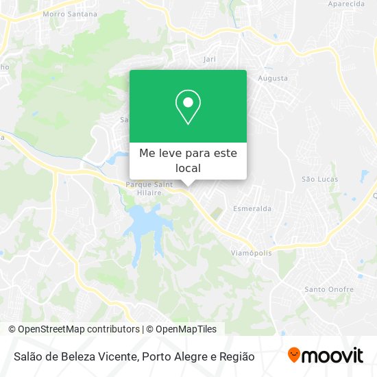 Salão de Beleza Vicente mapa