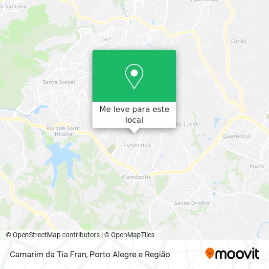 Camarim da Tia Fran mapa