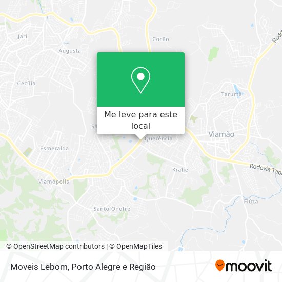 Moveis Lebom mapa