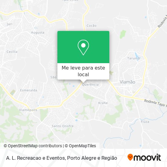 A. L. Recreacao e Eventos mapa