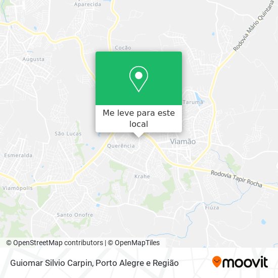 Guiomar Silvio Carpin mapa