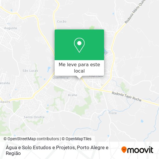 Água e Solo Estudos e Projetos mapa