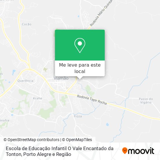 Escola de Educação Infantil O Vale Encantado da Tonton mapa