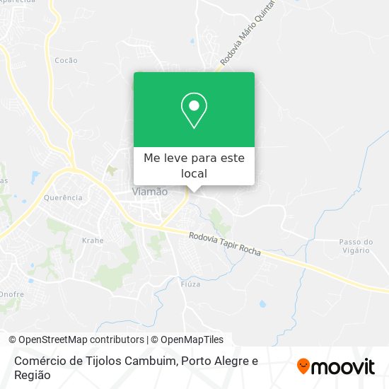 Comércio de Tijolos Cambuim mapa