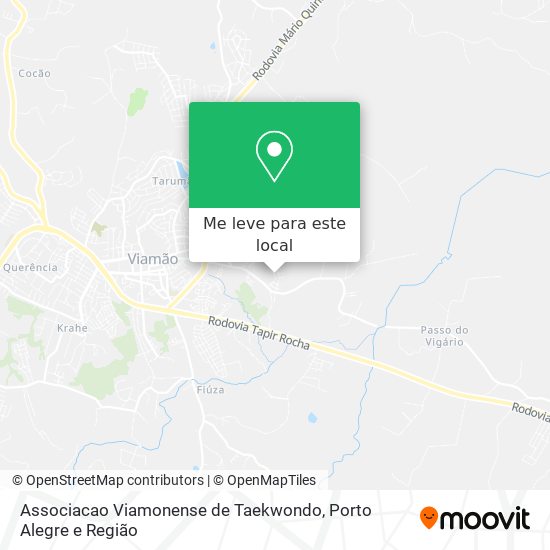 Associacao Viamonense de Taekwondo mapa