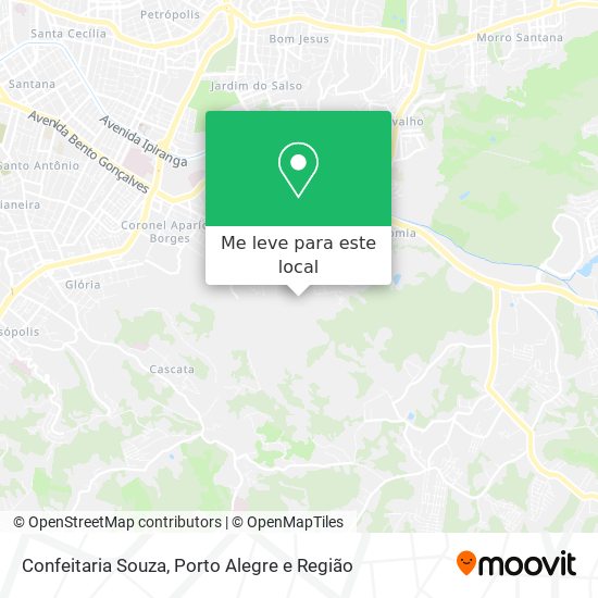 Confeitaria Souza mapa