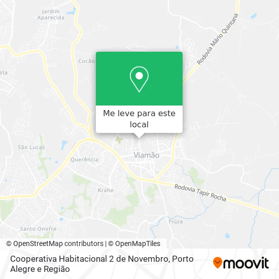 Cooperativa Habitacional 2 de Novembro mapa