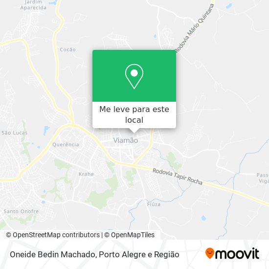 Oneide Bedin Machado mapa