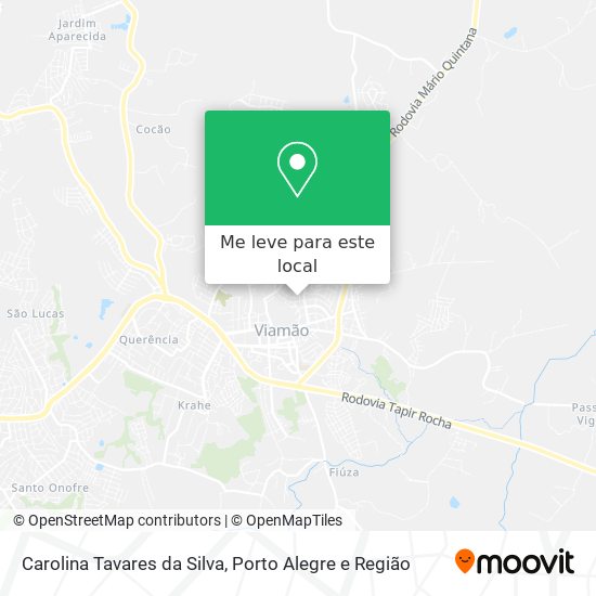 Carolina Tavares da Silva mapa
