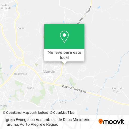 Igreja Evangelica Assembleia de Deus Ministerio Taruma mapa