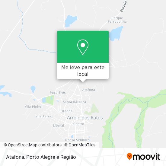 Atafona mapa