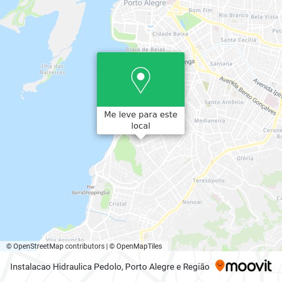 Instalacao Hidraulica Pedolo mapa