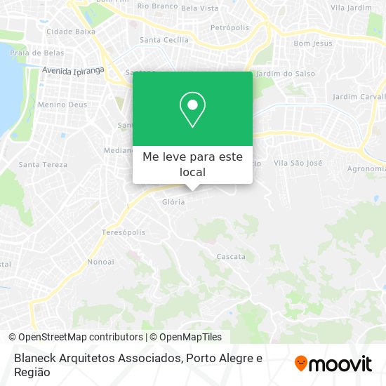 Blaneck Arquitetos Associados mapa