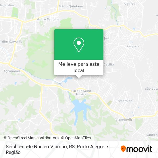 Seicho-no-Ie Nucleo Viamão, RS mapa
