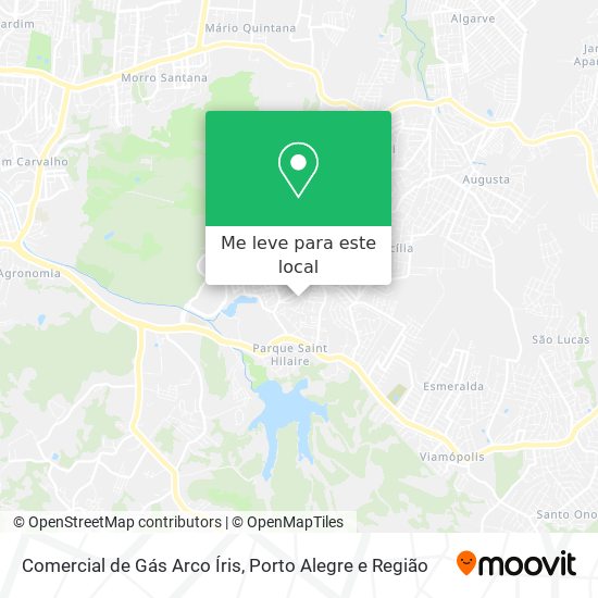 Comercial de Gás Arco Íris mapa