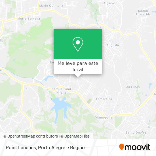 Point Lanches mapa