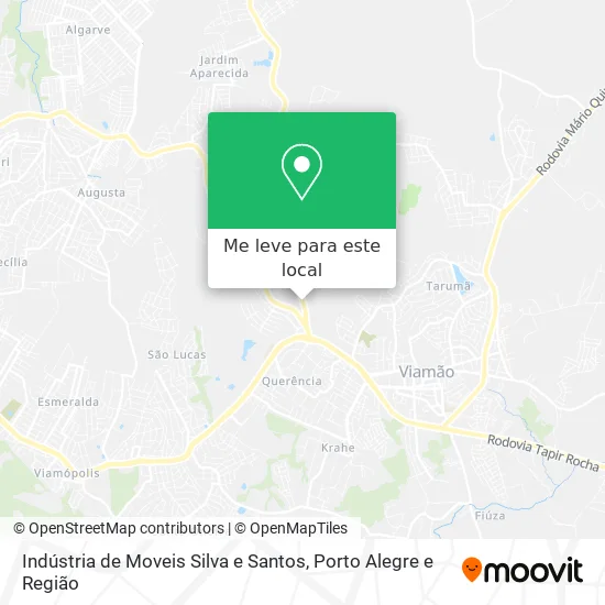 Indústria de Moveis Silva e Santos mapa