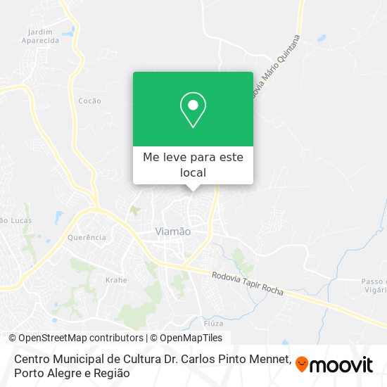 Centro Municipal de Cultura Dr. Carlos Pinto Mennet mapa
