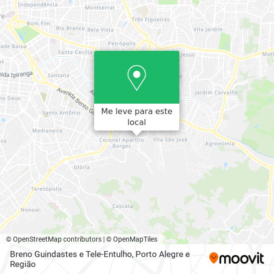 Breno Guindastes e Tele-Entulho mapa