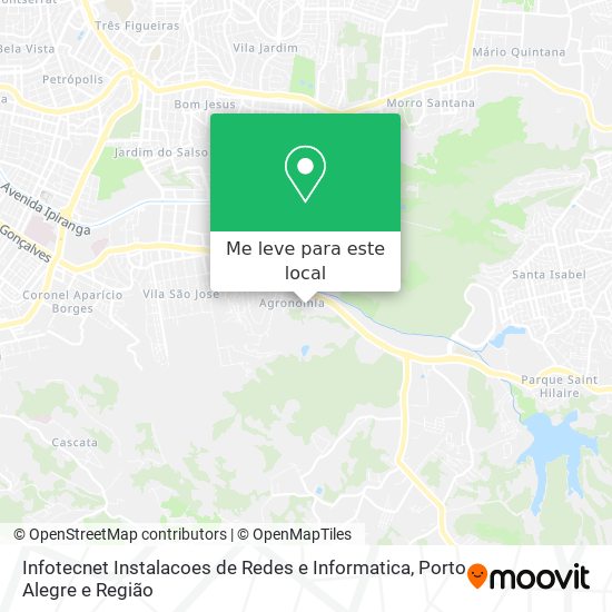Infotecnet Instalacoes de Redes e Informatica mapa
