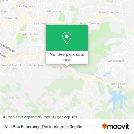 Vila Boa Esperança mapa