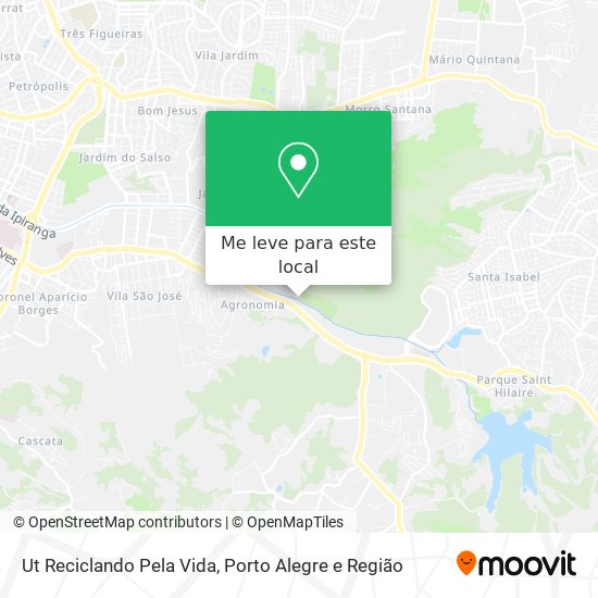 Ut Reciclando Pela Vida mapa
