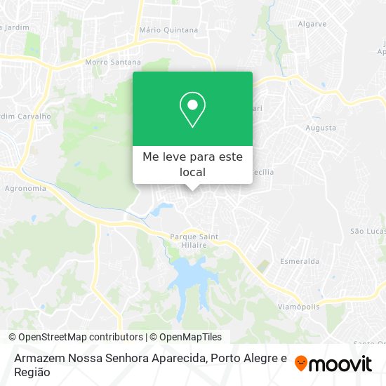 Armazem Nossa Senhora Aparecida mapa