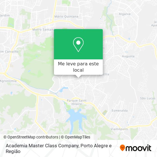 Academia Master Class Company mapa