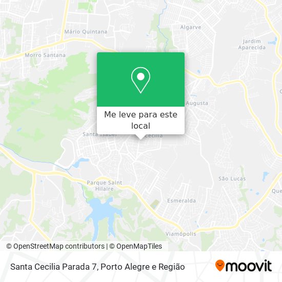 Santa Cecilia Parada 7 mapa