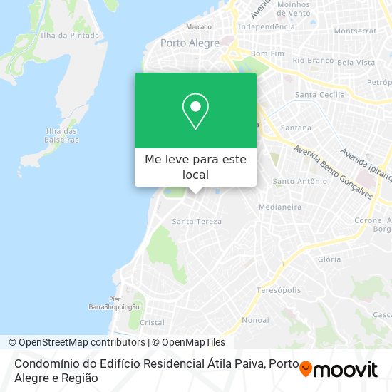 Condomínio do Edifício Residencial Átila Paiva mapa