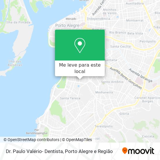 Dr. Paulo Valério- Dentista mapa