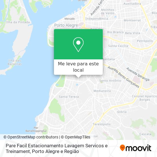 Pare Facil Estacionamento Lavagem Servicos e Treinament mapa