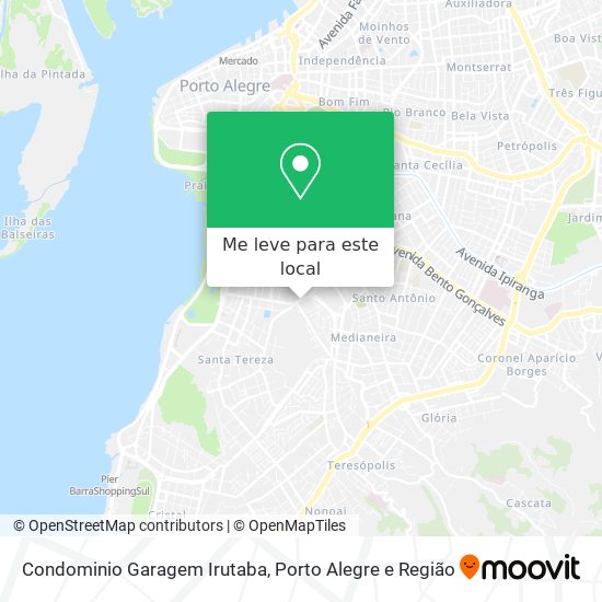 Condominio Garagem Irutaba mapa