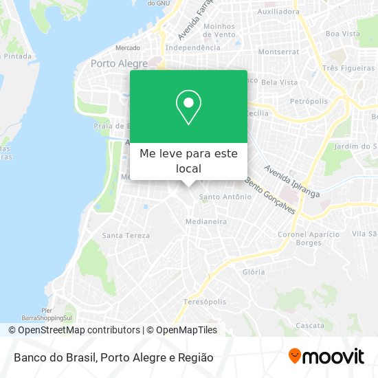 Banco do Brasil mapa