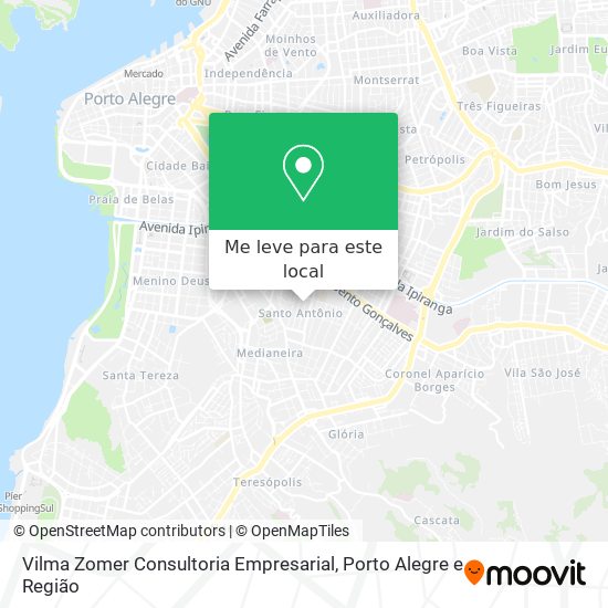 Vilma Zomer Consultoria Empresarial mapa