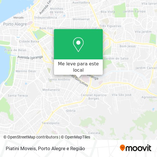 Piatini Moveis mapa